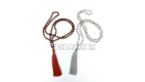 tassels necklaces beaded crystal pendant roupe