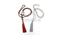 tassels necklaces beaded crystal pendant roupe