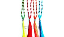 yoga necklaces budha tassel pendant beads