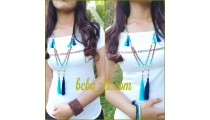 tassels beads wood mala natural handmade 