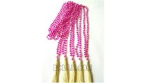 bead necklace tassels crystal bali fashion designs