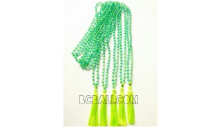 beading necklace tassels crystal bali fashion
