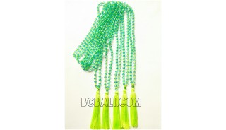 beading necklace tassels crystal bali fashion