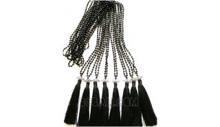 beaded crystal tassels pendants necklaces trend