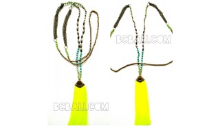fashion new tassels antique gold long necklaces