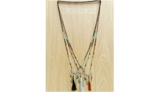 bali beads charms pendant tassels necklaces bronze 
