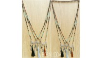 bali beads charms pendant tassels necklaces bronze 