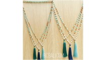 bali handmade necklaces tassels pendant design