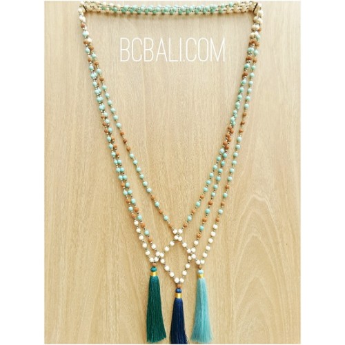 bali handmade necklaces tassels pendant design - bali handmade ...