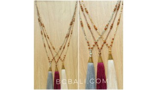 exclusive cup golden bronze bead necklaces crystal