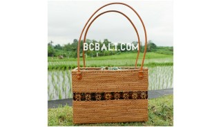 women ladies handbag from grass straw hand woven 