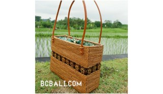 women ladies handbag from grass straw hand woven 