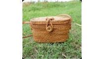 bali bag rattan ata grass hand woven design ethnic design