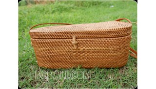 handmade handbag rattan grass women fashion antiq