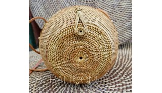 new ata rattan hand woven round circle design ethnic handmade