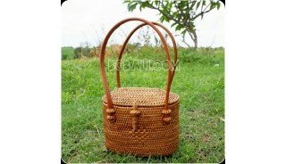 small coin purses bag ladies bag ata grass full hand woven