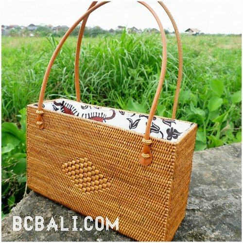 women handbag rattan grass handwoven made in bali women handbag