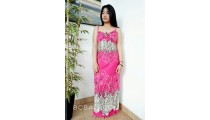 bali fashion batik rayon printing long dress patterned clothing design