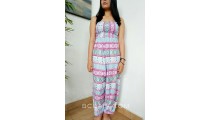 clothing design jumpsuit bali hand printing batik rayon stretch