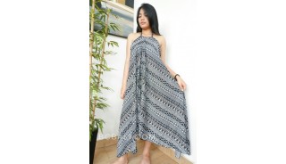 long dress bali batik hand printing handmade ladies clothes