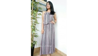 long dress fabric pattern rayon printing fashion bali clothing