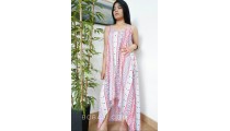 women long dress clothing fashion handmade hand printing bali