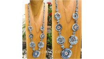 beads necklace 7circle spiral design new combination color