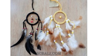 dream catcher key hanging accessories feathers handmade