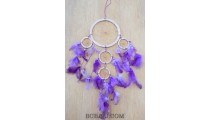 glass beads feather nylon string dream catcher wall hanging decoration