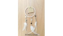 hanging decoration dream catcher cutting glass feather