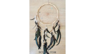 rattan circle dreamcatcher handmade wind chimes home decor