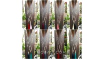 60pieces free shipping tassels long strand wooden beige color Mix