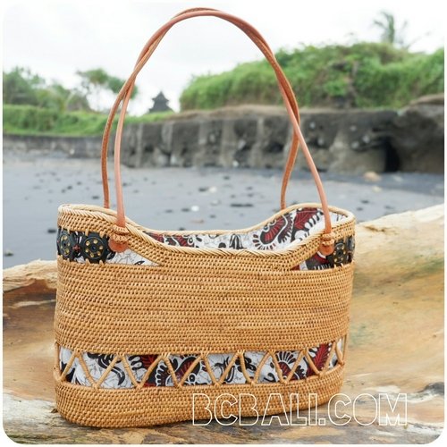 classic unique handbags beaches straw rattan handwoven fabrik classic
