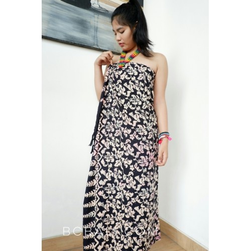 batik beach dress