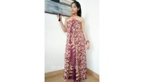 sarongs batik rayon hand stamp balinese products handmade maroon color