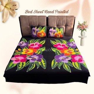 Hot Sale Bedsheet Hand Painted by Balinese Artisans