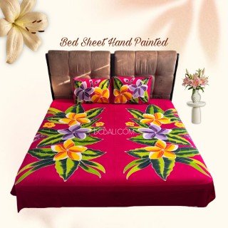 Hot Sale Bedsheet Hand Painted by Balinese Artisans