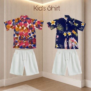 New Design Rayon Summer Kids Shirt