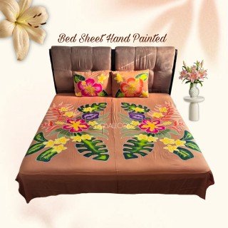 New Design Bedsheet Hand Painted by Balinese Artisans