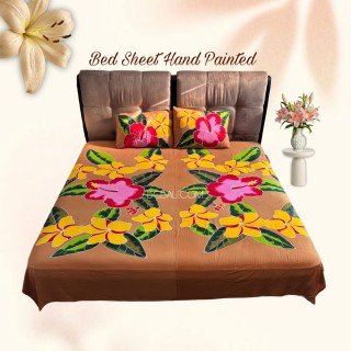 New Design Bedsheet Hand Painted by Balinese Artisans