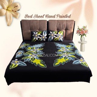 New Design Bedsheet Hand Painted by Balinese Artisans