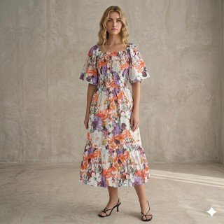 Premium Rayon Casual Long Dress