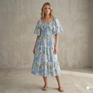 Premium Rayon Casual Long Dress