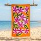 Best Quality Rayon Sarong Hand Painted Flower Design Handmade In Bali
