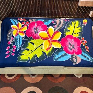 Special Offer Rayon Sarong Hand Painted Flower Design