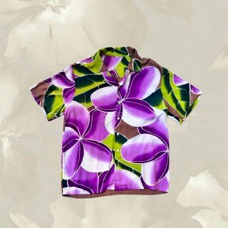 Special Offer Men Shirt Rayon Hand Painted Floral Design