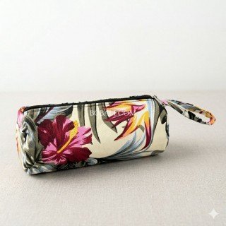 Stylish Canvas Wallet with Tropical Print