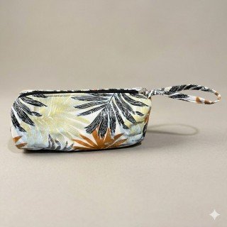 Stylish Canvas Wallet with Tropical Print