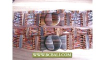 Bali Belt Beaded Wooden Claps