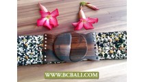 Bali Fashion Belt Beads with Woods Buckle